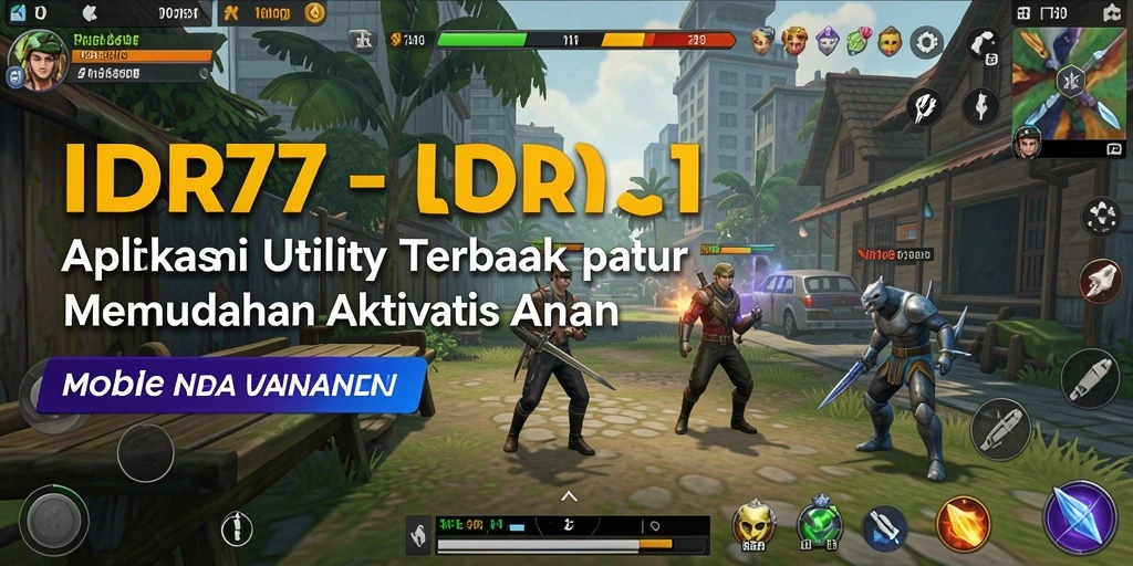 Tampilan antarmuka IDR77 yang sederhana dan fungsional.