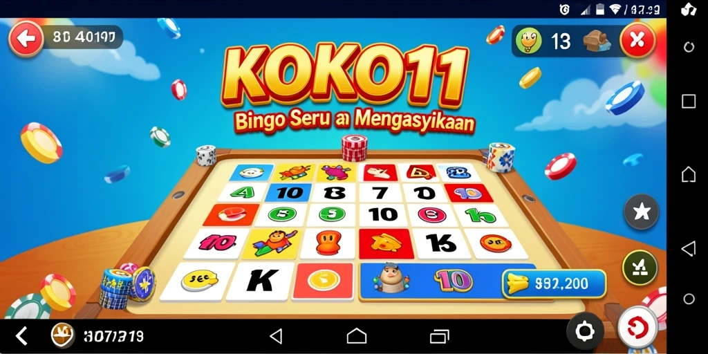 Screenshot gameplay KOKO11 menampilkan momen seru permainan Bingo.