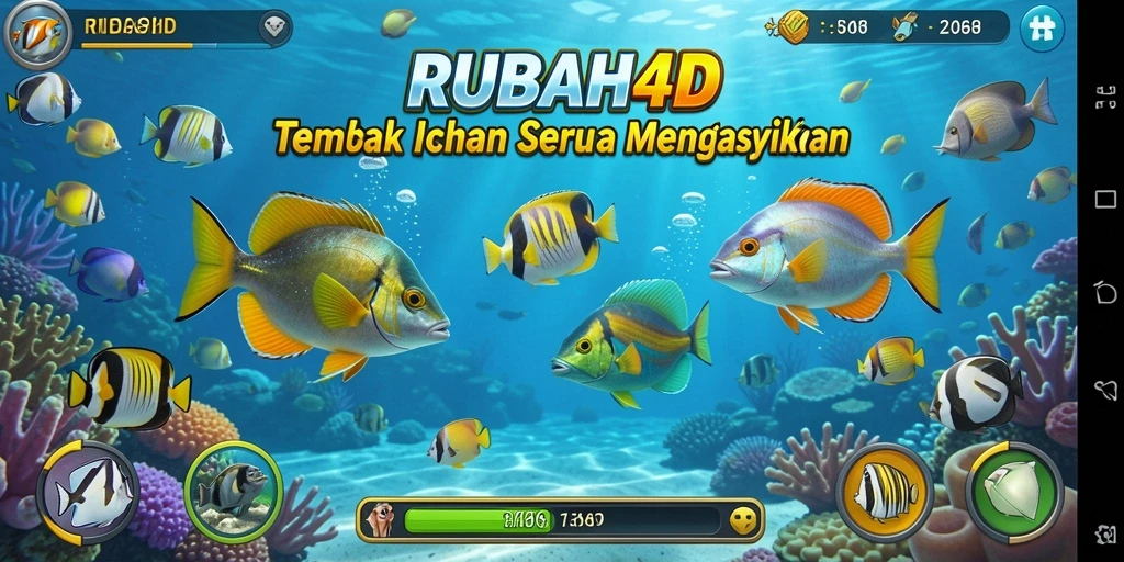 Tampilan menakjubkan dari gameplay Tembak Ikan RUBAH4D.