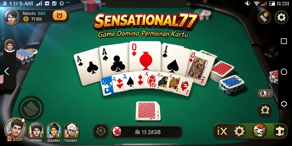 Screenshot gameplay SENSATIONAL77 yang memukau dan interaktif.