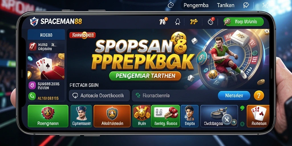 Tampilan gameplay menarik dari SPACEMAN88 saat melakukan taruhan olahraga.