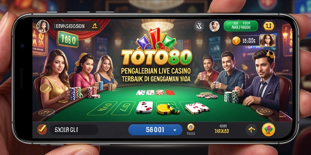 Gameplay menarik di TOTO80 dengan dealer langsung di layar.