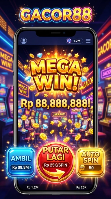 Tampilan utama aplikasi gacor88 yang memudahkan navigasi berbagai pilihan aplikasi.